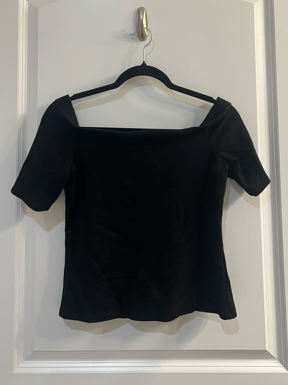 Black Off-Shoulder Women’s Top